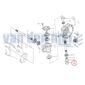 Afsluitdop eind dop keerring vooras Iseki Landleader TA207F TA210F TA215F TA227F TA230F TA235F TA247F TA255F TA530F ICT50 TJ75 5035 5040 5135 5140 62x10mm Oliekeerring Oliedop oliestop voorasstop afdichtingsdop vooraskeerring fusseedop fuseedop fussedop einddop eindkap asbehuizingdop eindkeerring afsluitdop