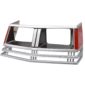 Grill Iseki Landhope TU180 TU200 TU220 TU240 TU180F TU200F TU220F TU240F frontgrill voorgrill rooster masker plaatwerk uiterlijk minitractor minitrekker