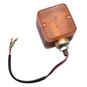 Knipperlicht minitractor minitrekker Iseki Yanmar Kubota Mitsubishi Shibaura Solis HinomotoBlinker indicator oranje knipperlichtlens richtingaanwijzerglas knipperlichtglas richtingaanwijzerlens knipperlichtunit richtingaanwijzerunit