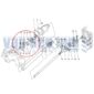 Cardan as kruiskoppeling cardanas cardanaandrijving cardankoppeling Kubota B10 B4200 B5000 B5001 Zen-noh zennoh ZB5000 ZB5001