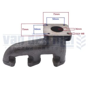 15531-12310 15531-1231-0 1553112310 15531-12311 15531-1231-1 1553112311 15371-12371 15371-1237-1 1537112371 15231-12311 15231-1231-1 1523112311 15371-12311 15371-1231-1 1537112311 Uitlaat spruitstuk Kubota D750 D850 Bulltra B1-14 B1-15 B1200 B1400 B1402 B1500 B1502 B1550 B1600 B1702 B1750 B6001 B6100 B7001 B7100 Zen-Noh ZB1200 ZB1400 ZB1402 ZB1600 ZB1702 ZB6001 ZB6100 ZB7001 ZB7100 uitlaatspruitstuk