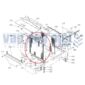 Radiateur Kubota L235 L245 L275 L1801 L2050 L2201 L2350 Zen-Noh ZL235DT ZL245DT ZL275DT ZL1801DT ZL2050DT ZL2201DT ZL2350DT radiator koeler koelstysteem zennoh 