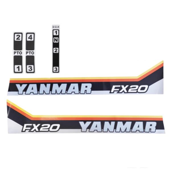 Stickerset Yanmar FX20 FX20D