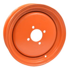 Velg 12 inch oranje Kubota Aste A13 A14 Bulltra B1-14 B40 B1200 B1400 B1402 B1500 B1502 B1550 B1750 B4200 B6000 B6001 B6100 B7000 B7001 B7100 Zen-noh ZB1200 ZB1400 ZB1402 ZB1500 ZB1502 ZB6000 ZB6001 ZB7000 ZB7001 Granbia GB13 GB14 GB15 XB1 zennoh Tractorvelg oranje voorvelg minitractorvelg rim velgen