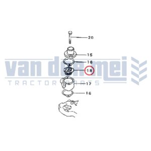 Thermostaat Mitsubishi GO26 GO28 GO30 GO32 GO34 MT27 MT231 MT251 MT271 MT291 MT311 MT331 S4L thermostat MT27D MT231D MT251D MT271D MT291D MT311D MT331D