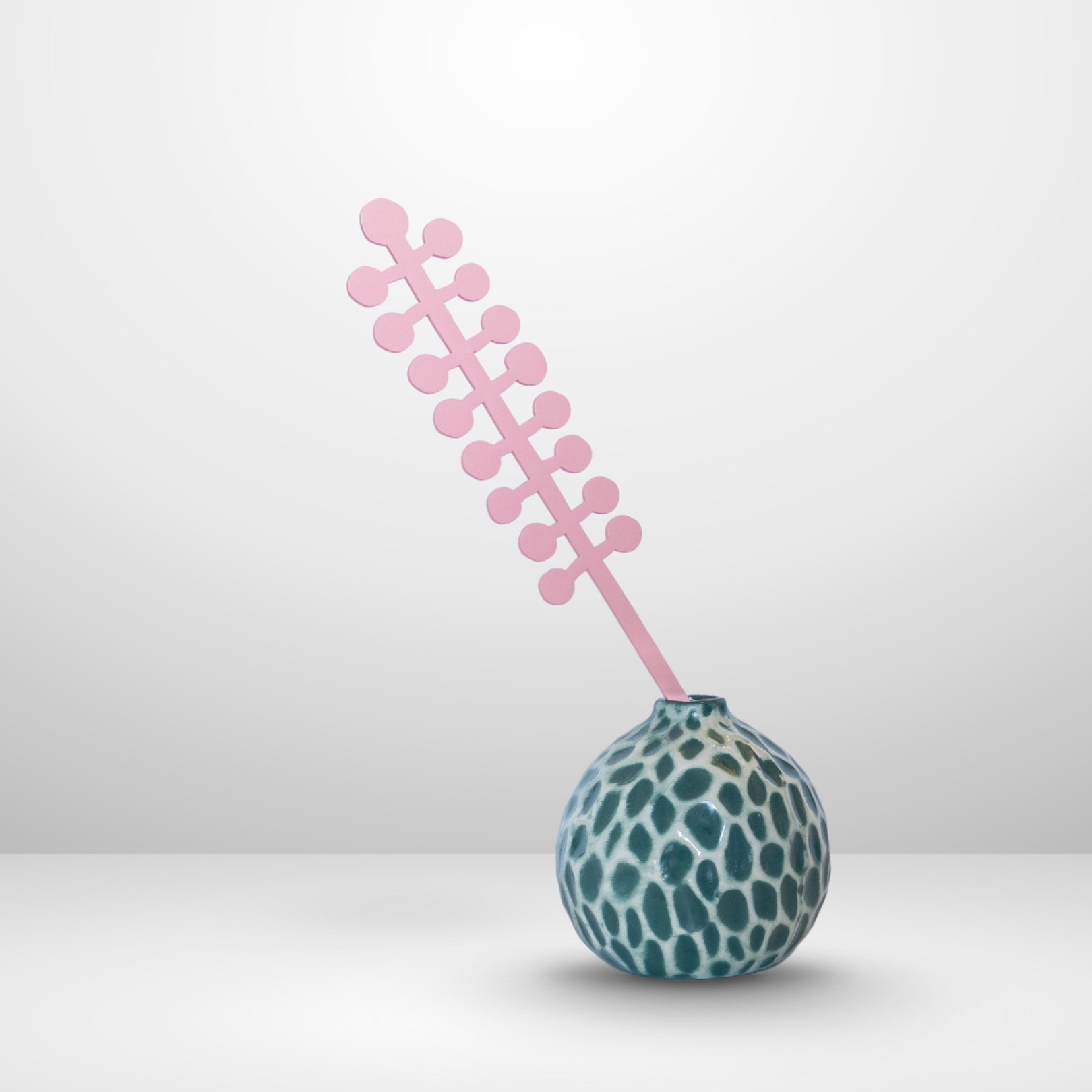 Acacia roze houten bloem, lief en leuk bloempje, combineer met de andere houten snijbloemen