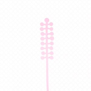 Acacia roze houten bloem – houten snijbloem van triplex