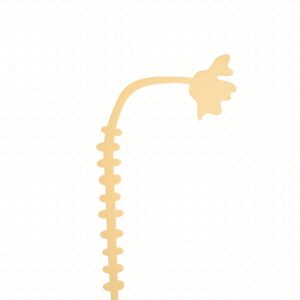 Jasmijn gele houten bloem voor in een gemengd houten boeket bloemen