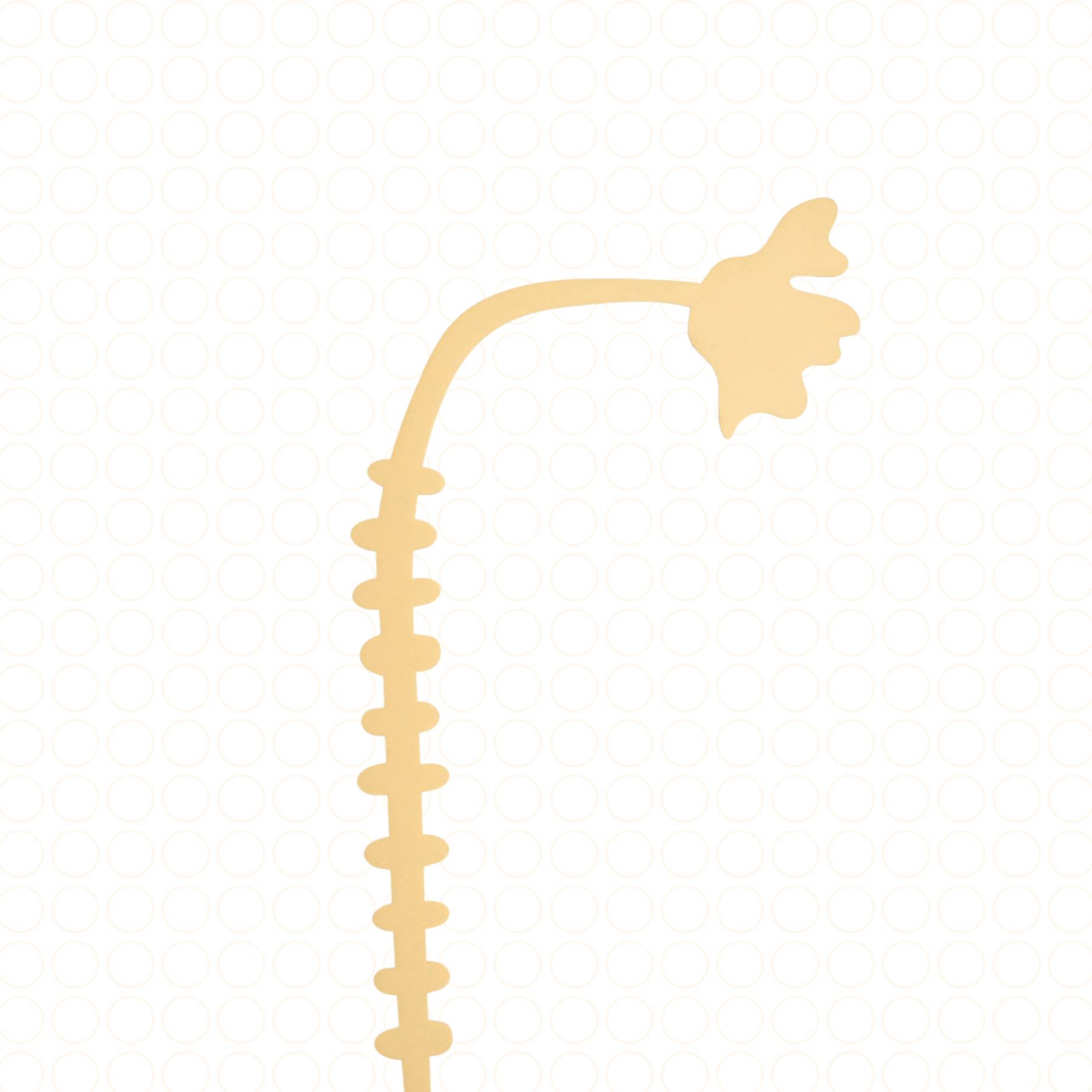 Jasmijn gele houten bloem voor in een gemengd houten boeket bloemen