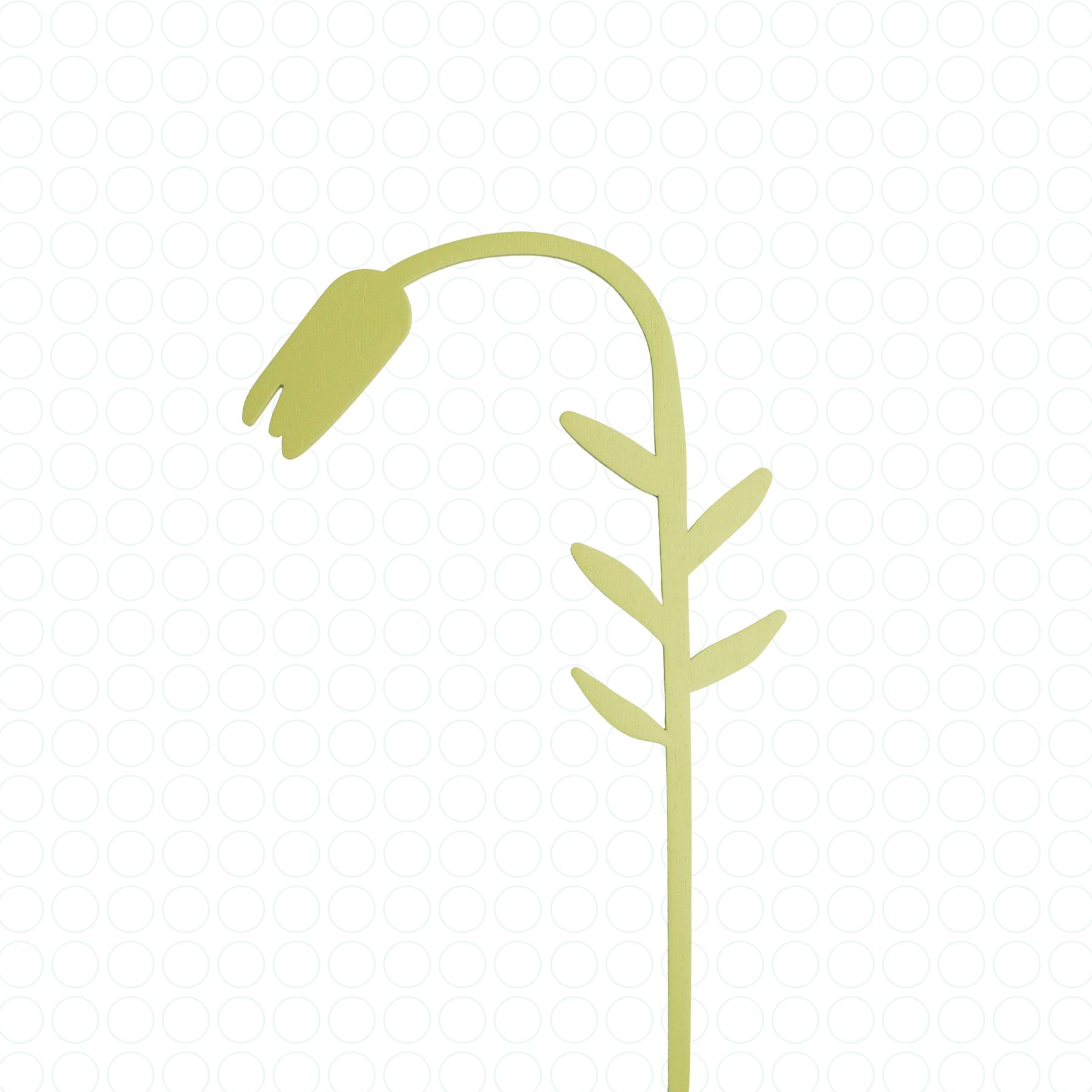 Tulp licht groene houten bloem voor tulpen liefhebbers - bloemen die niet verwelken - duurzame bloemen